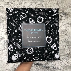 Cynthia Rowley Ouija Skull Sun Twin Sheet Set